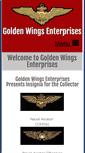 Mobile Screenshot of goldenwingsent.net